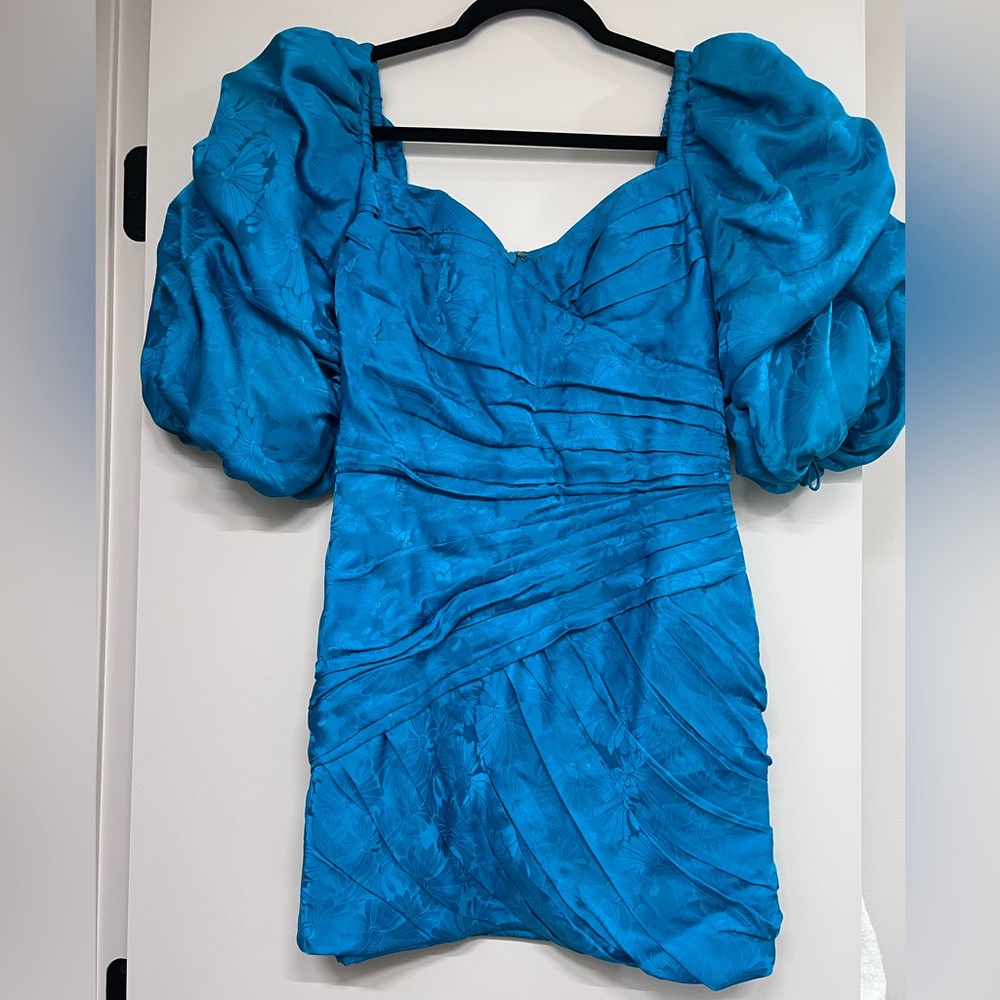 Ronny Kobo Dawson silk mini dress
